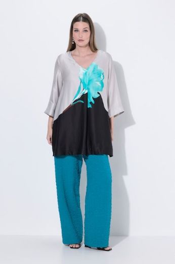 Plus size veliki brojevi Bluza 3/4 rukava od satena za punije