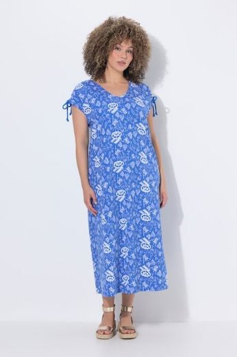 Plus size veliki brojevi Haljina midi bez rukava A kroja za punije