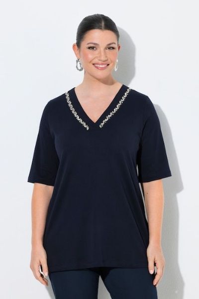 Veliki brojevi Majica kratkih rukava pamučna moda za punije