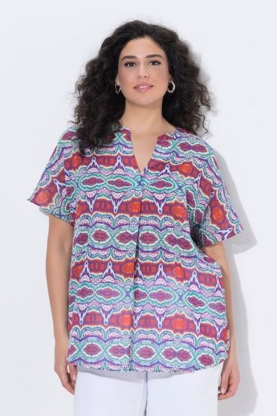 Veliki brojevi Bluza kratkih rukava moda za punije