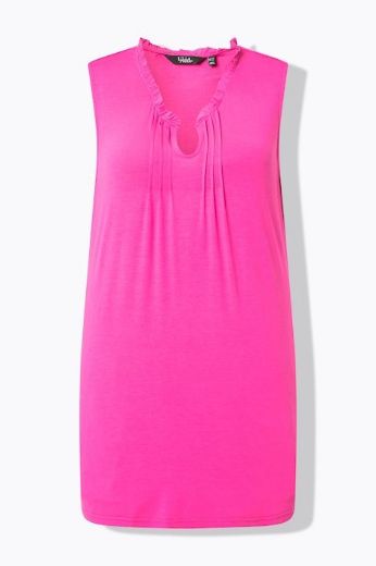 Plus size veliki brojevi Majica bez rukava dužeg kroja za punije