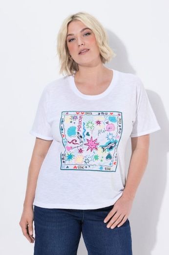 Plus size veliki brojevi Majica kratkih rukava dužeg kroja za punije