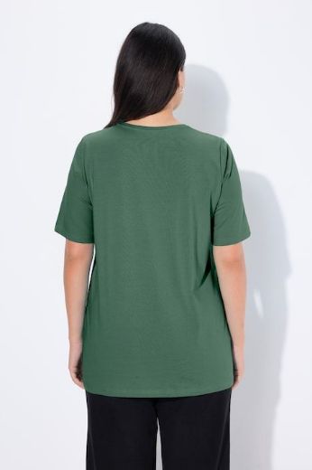 Plus size veliki brojevi Majica A kroj V ovratnik za punije