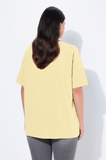 Plus size veliki brojevi Majica V izreza A kroja kratkih rukava za punije