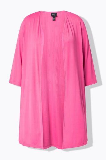 Plus size veliki brojevi Kardigan lagani dužeg kroja s 3/4 rukavima za punije