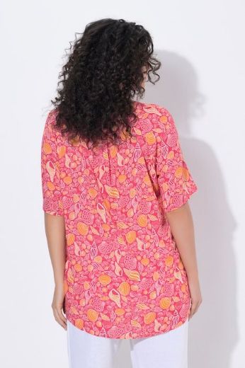 Plus size veliki brojevi Tunika kratkih rukava A kroja za punije