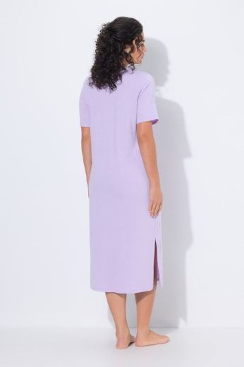 Plus size veliki brojevi Spavaćica s dodatkom ukrasne čipke na ovratniku za punije