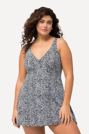 Plus size veliki brojevi Kupaći kostim haljina životinjskog printa za punije
