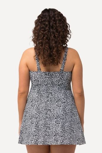 Plus size veliki brojevi Kupaći kostim haljina životinjskog printa za punije