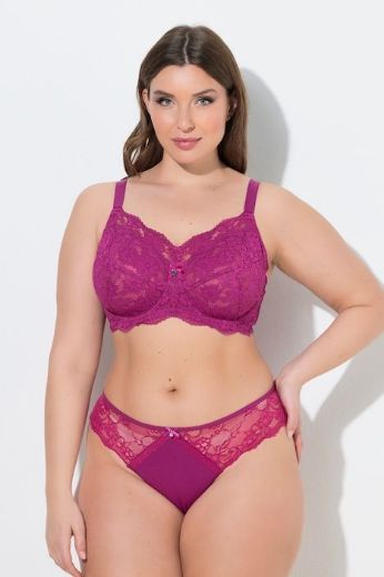 Plus size veliki brojevi Grudnjak sa žicom s dodatkom ukrasne čipke za punije