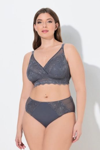 Plus size veliki brojevi Grudnjak bez žice s dodatkom čipke za punije