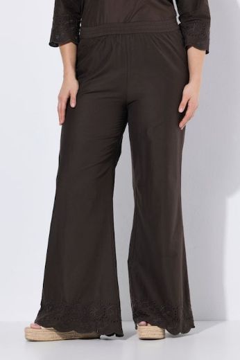 Plus size veliki brojevi Hlače širokih nogavica pamučne za punije