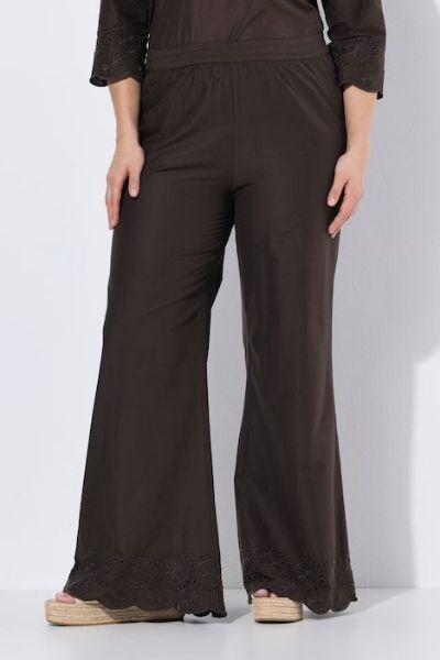 Veliki brojevi Hlače širokih nogavica pamučne moda za punije