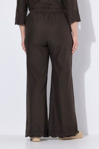 Plus size veliki brojevi Hlače širokih nogavica pamučne za punije