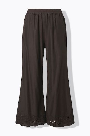 Plus size veliki brojevi Hlače širokih nogavica pamučne za punije