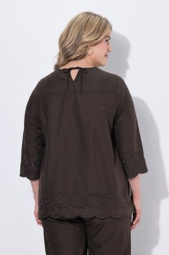 Plus size veliki brojevi Bluza 3/4 rukava pamučna za punije