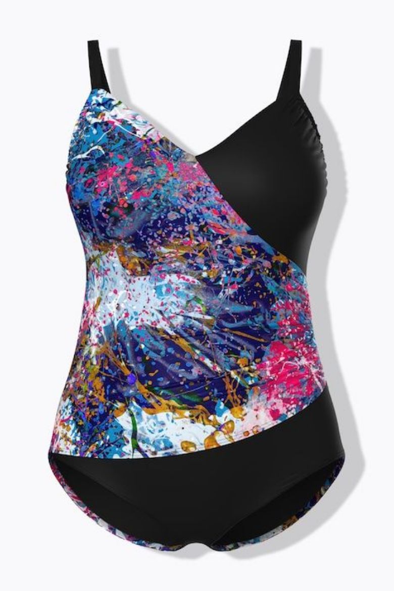 Plus size veliki brojevi Kupaći kostim jednodijelni mekanih košarica za punije