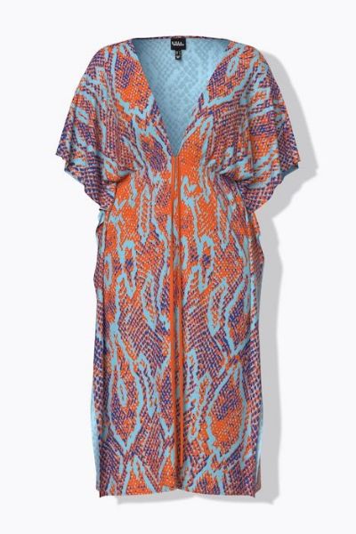 Veliki brojevi Kaftan kratkih rukava V izreza moda za punije