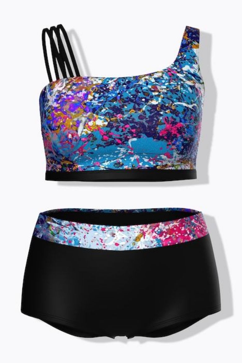 Plus size veliki brojevi Kupaći kostim bikini mekanij košarica za punije