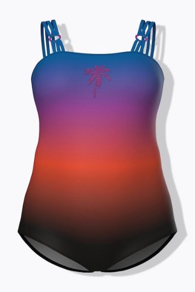 Veliki brojevi Kupaći kostim jednodijelni mekanih košarica moda za punije