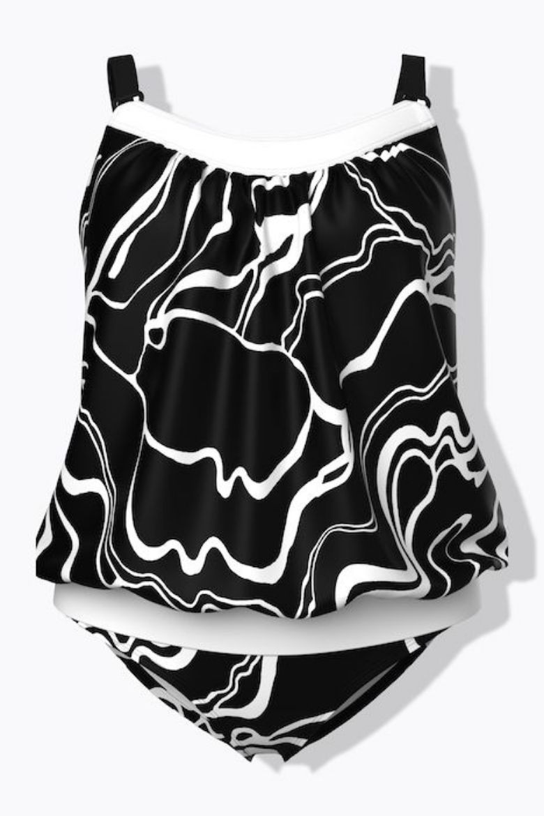 Plus size veliki brojevi Kupaći kostim tankini mekanih košarica za punije