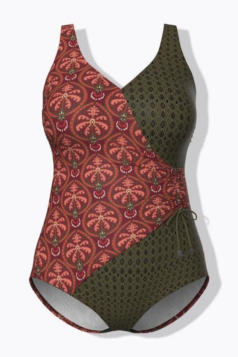 Plus size veliki brojevi Kupaći kostim jednodijelni mekanih košarica za punije