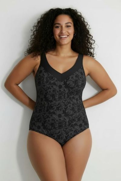 Veliki brojevi Kupaći kostim jednodijelni mekanih košarica moda za punije