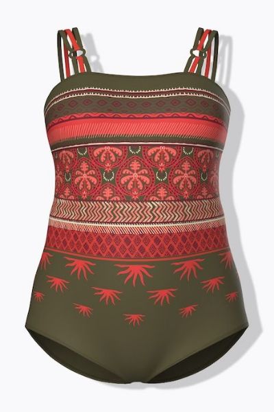 Veliki brojevi Kupaći kostim jednodijelni mekanih košarica moda za punije