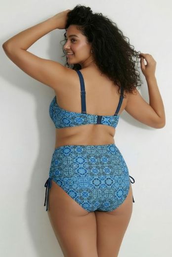 Plus size veliki brojevi Kupaći kostim bikini  mekanih košarica i podesivih naramenica za punije