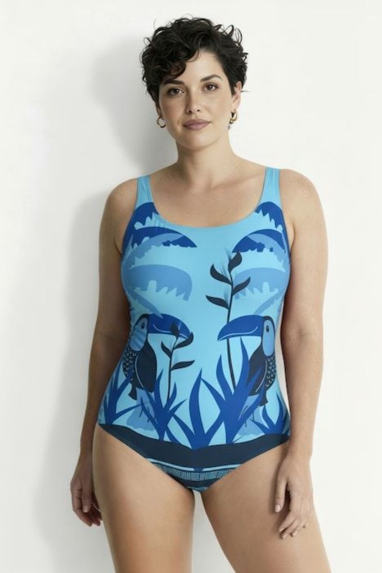 Plus size veliki brojevi Kupaći kostim jednodijelni za punije