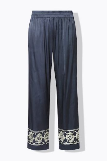 Plus size veliki brojevi Hlače ravnih nogavica  elastičnog struka za punije