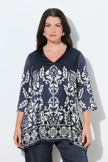 Plus size veliki brojevi Bluza 3/4 rukava A kroja za punije