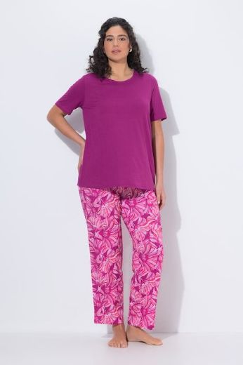Plus size veliki brojevi Pidžama kratkih rukava i dugih nogavica za punije