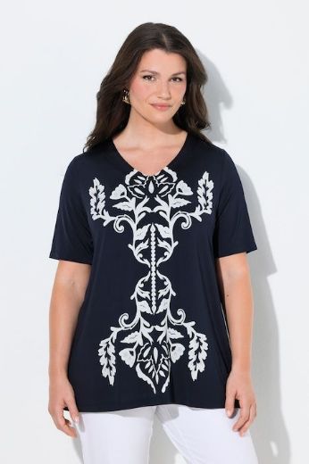 Plus size veliki brojevi Majica kratkih rukava A kroja za punije