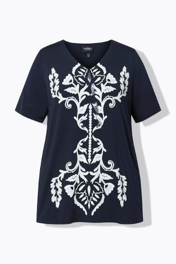 Plus size veliki brojevi Majica kratkih rukava A kroja za punije