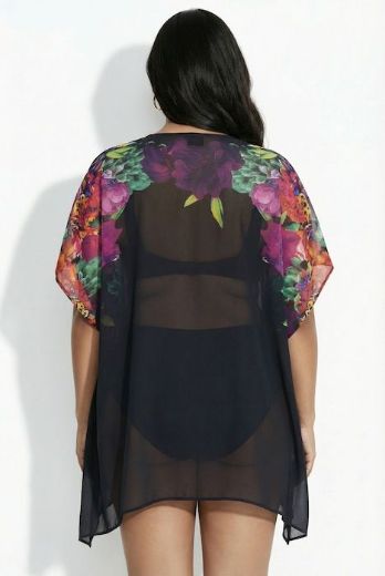 Plus size veliki brojevi Tunika kratkih rukava V izreza za punije