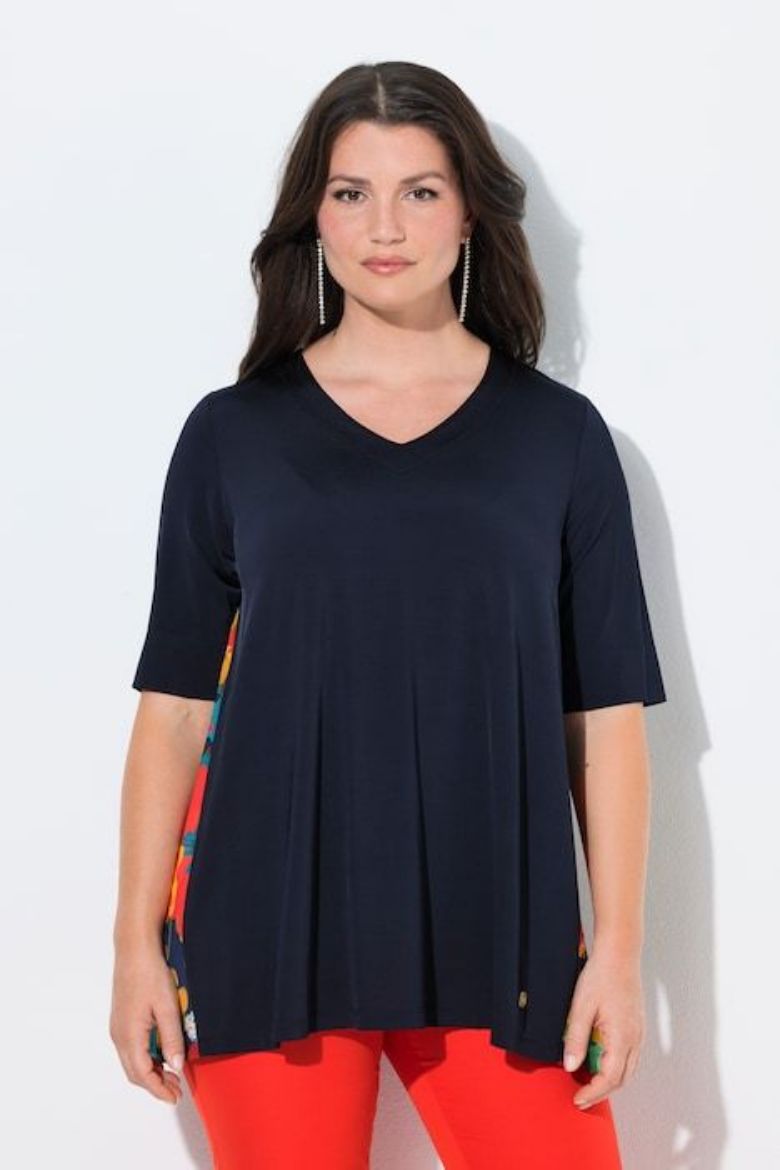 Plus size veliki brojevi Majica kratkih rukava A kroja za punije