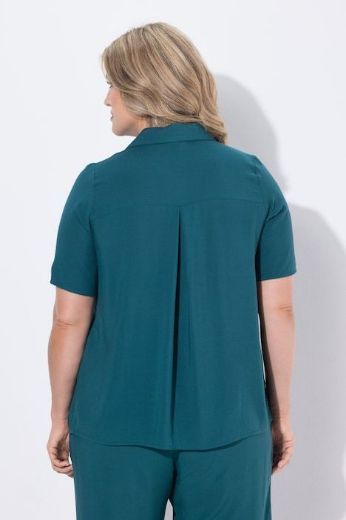 Plus size veliki brojevi Bluza kratkih rukava s kragnom za punije