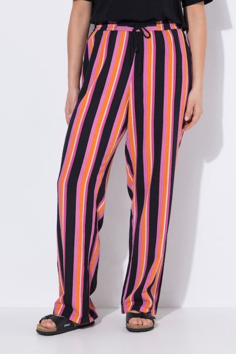 Plus size veliki brojevi Hlače širokih nogavica elastičnog struka za punije