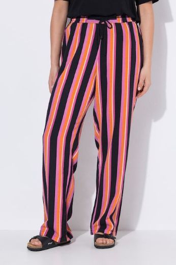 Plus size veliki brojevi Hlače širokih nogavica elastičnog struka za punije