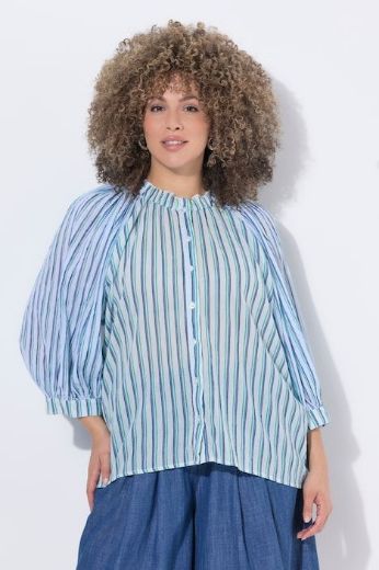 Plus size veliki brojevi Bluza 3/4 rukavi šireg kroja za punije