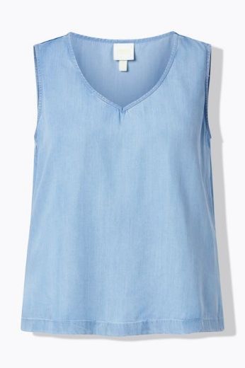 Plus size veliki brojevi Bluza bez rukava A kroja za punije