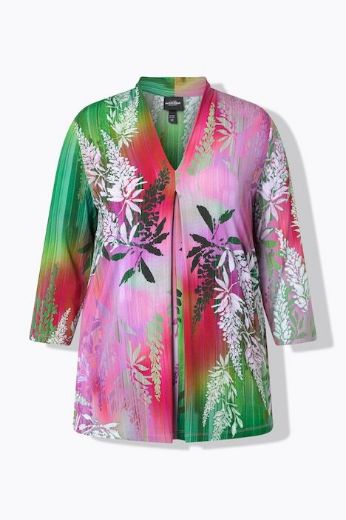 Plus size veliki brojevi Bluza 3/4 rukava A kroja za punije