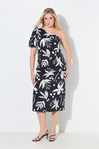 Plus size veliki brojevi Haljina maxi kratkih rukava za punije