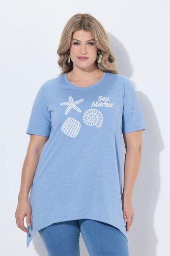 Plus size veliki brojevi Majicya kratkih rukava pamučna za punije