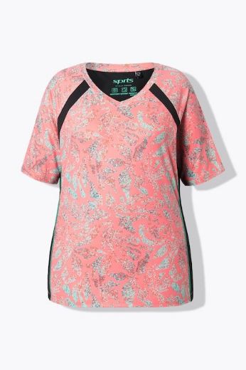 Plus size veliki brojevi Majica kratkih rukava V izreza za punije