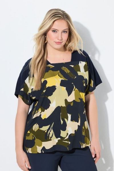 Veliki brojevi Majica kratkih rukava šireg kroja moda za punije