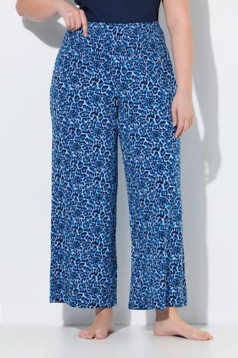 Plus size veliki brojevi Hlače širokih nogavica elastičnog struka za punije