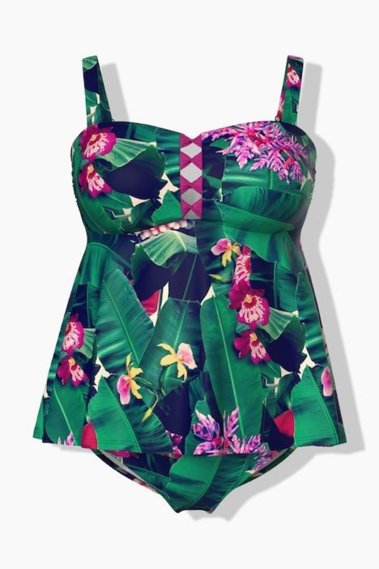 Plus size veliki brojevi Kupaći kostim tankini za punije