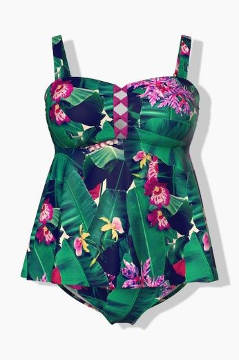 Plus size veliki brojevi Kupaći kostim tankini za punije